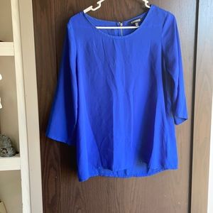 Royal Blue Blouse
